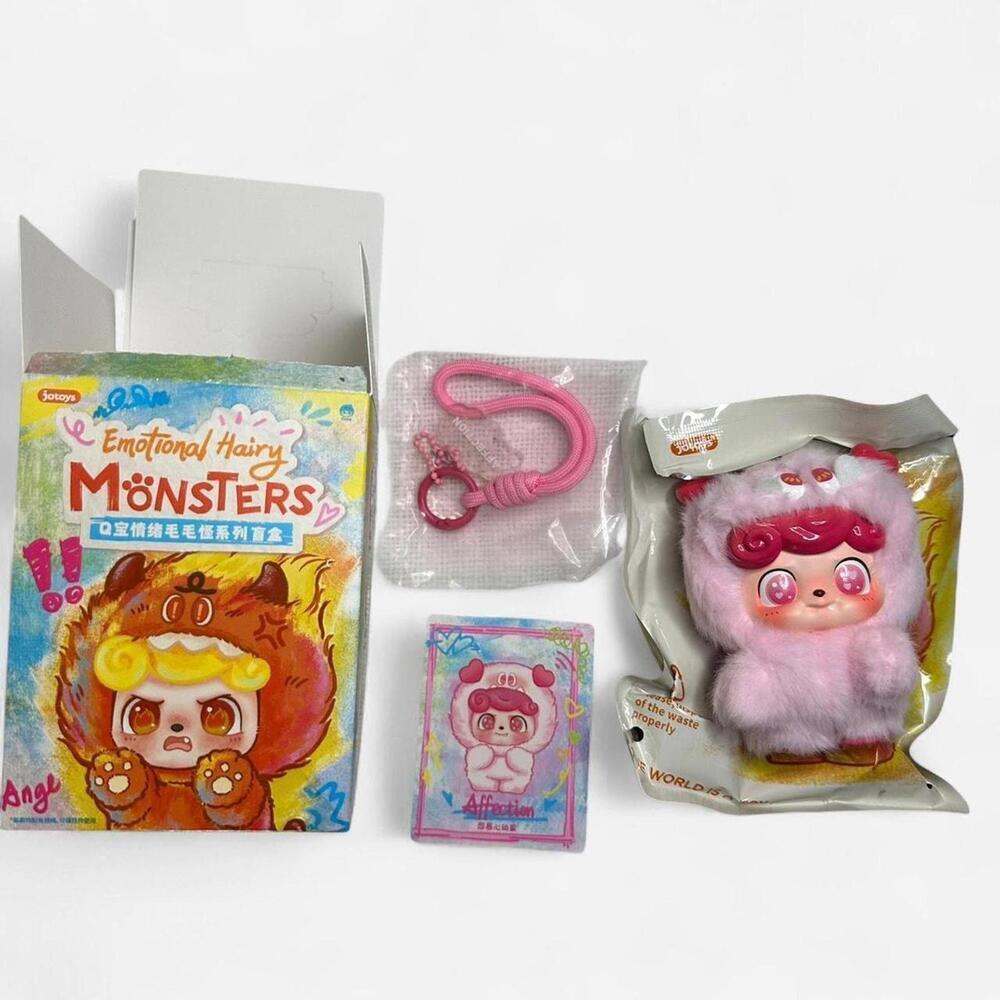 JOTOYS Q.kid Emotional Hairy Monsters Plush Blind box - Confirmed Affection - Picture 3 of 4